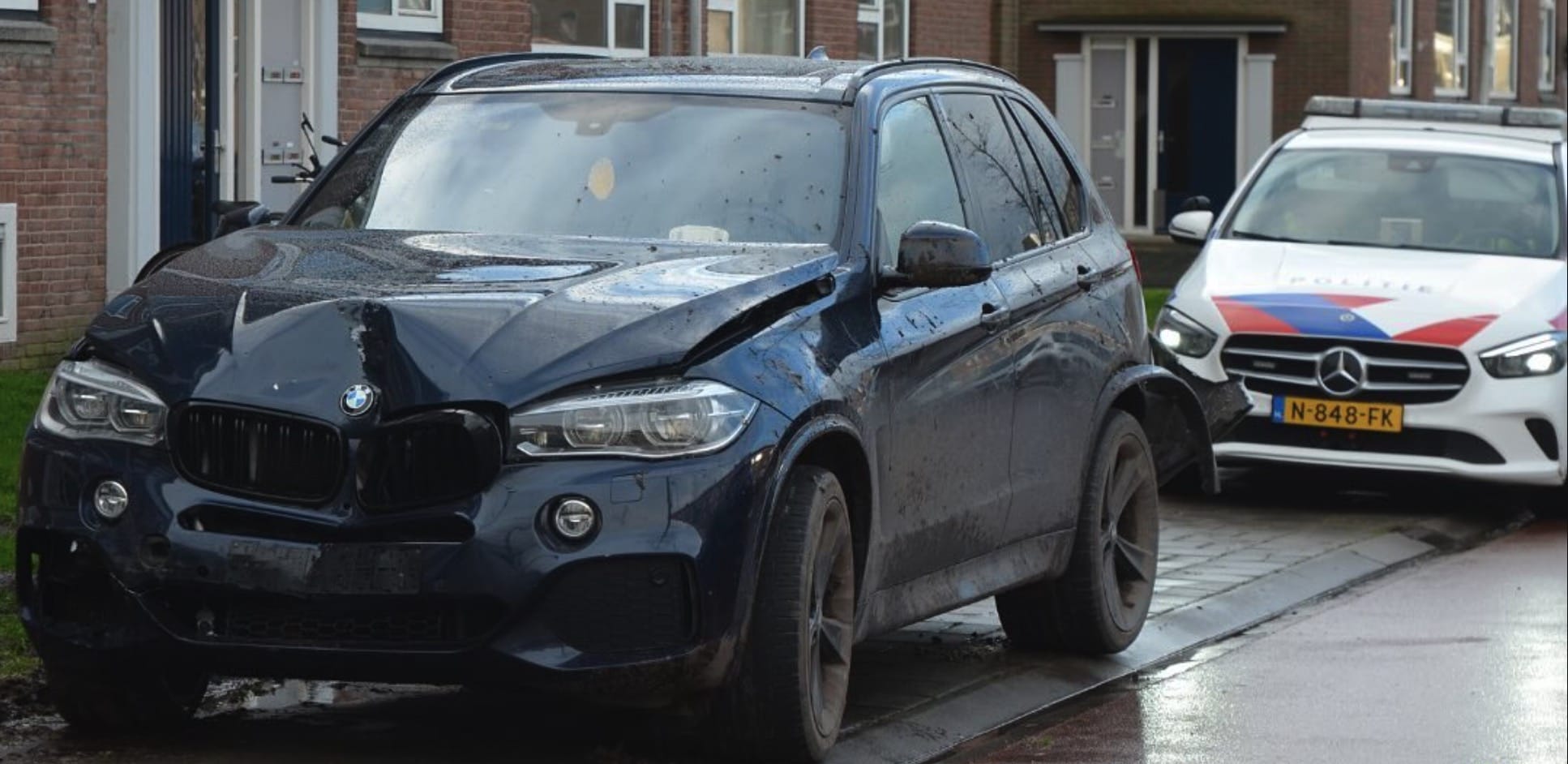 BMW X5 crash