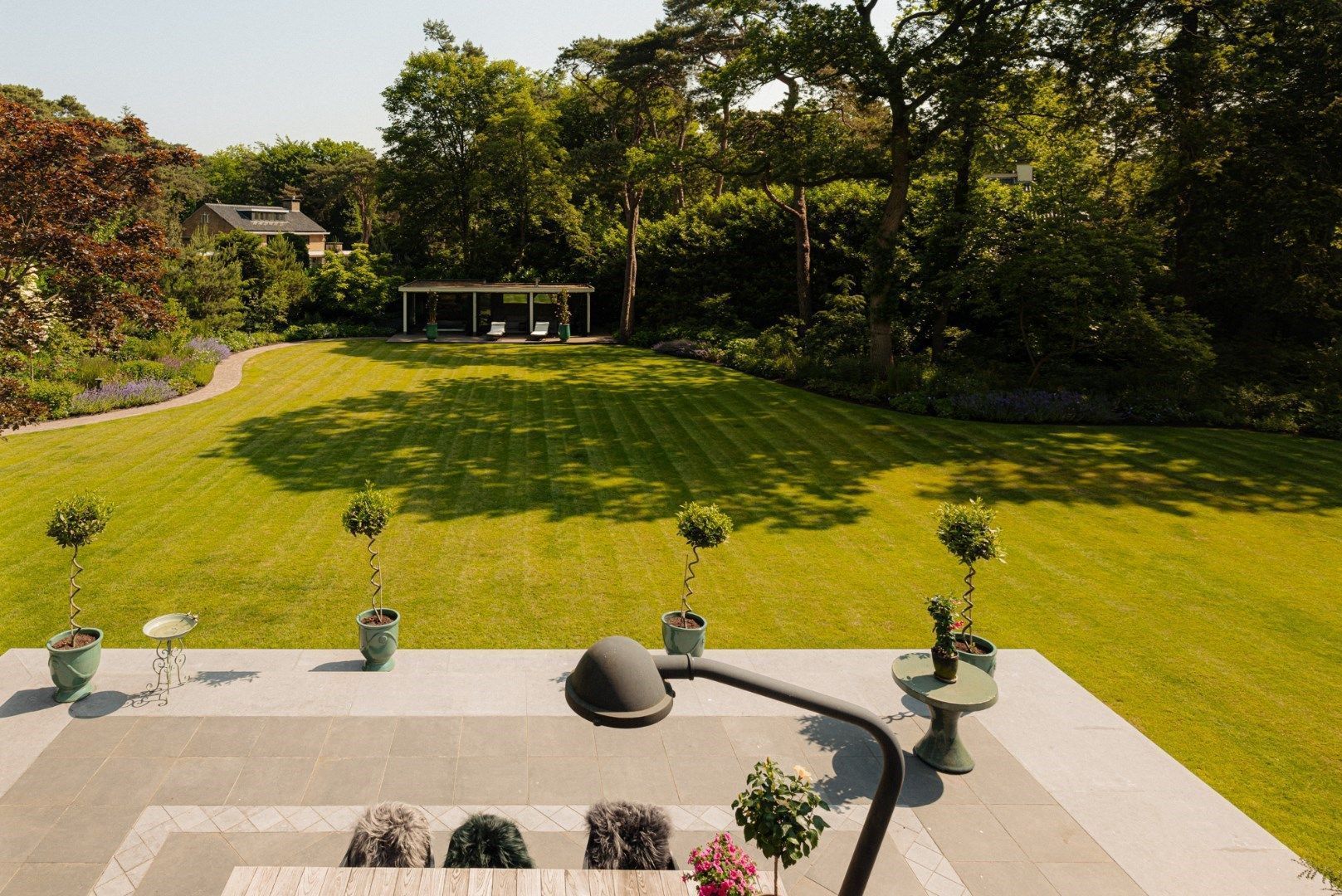 De villa in Huizen