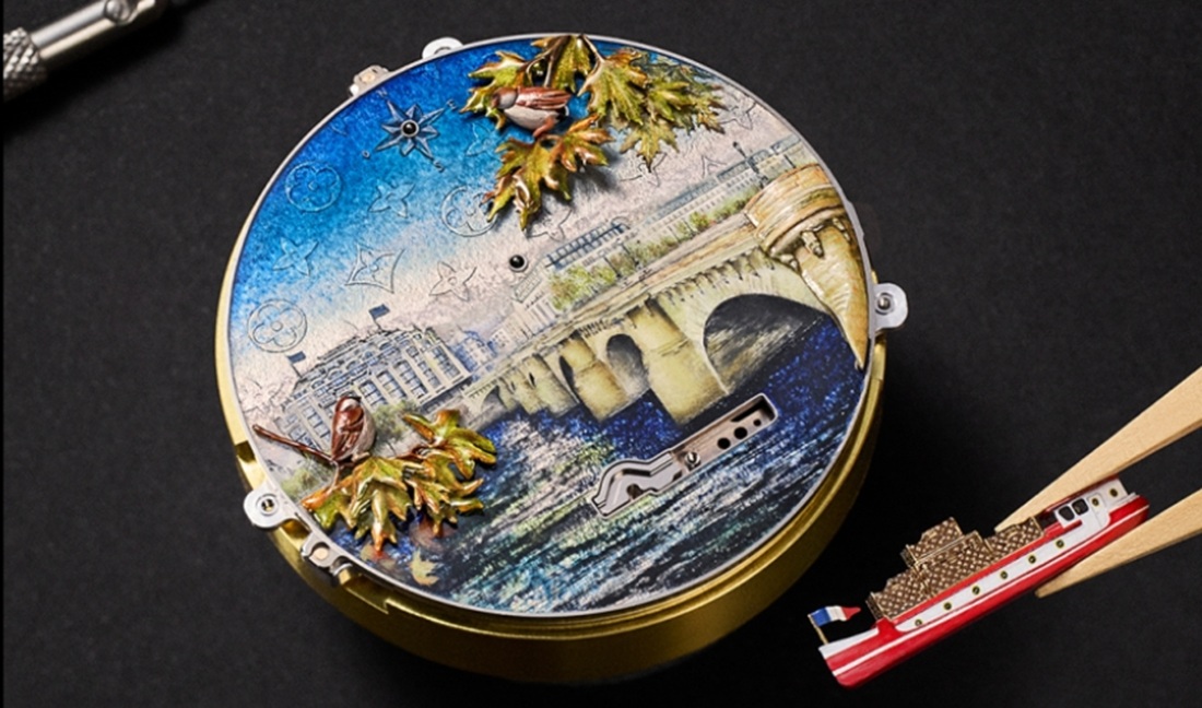 Het zakhorloge van Louis Vuitton