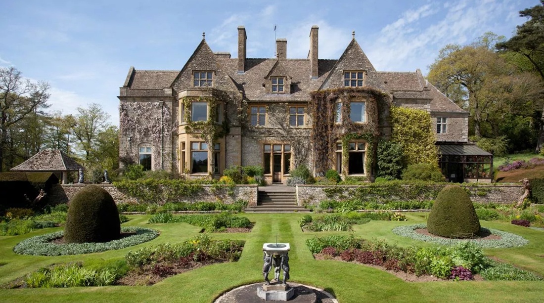 De woning van David Beckham in Londen