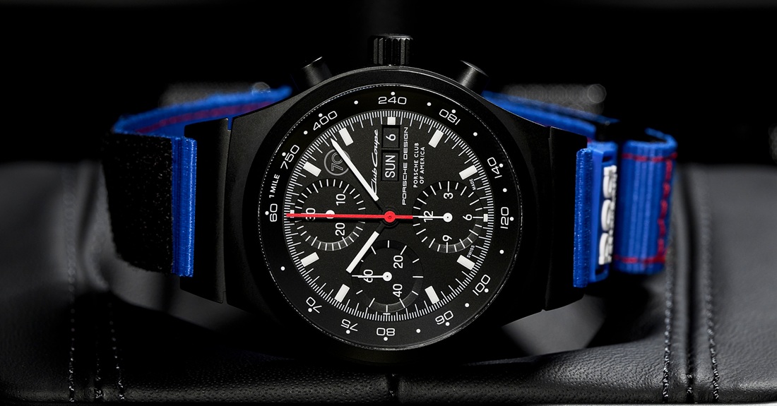 Het horloge dat wordt geleverd bij de nieuwste Porsche 911 Club Coupé