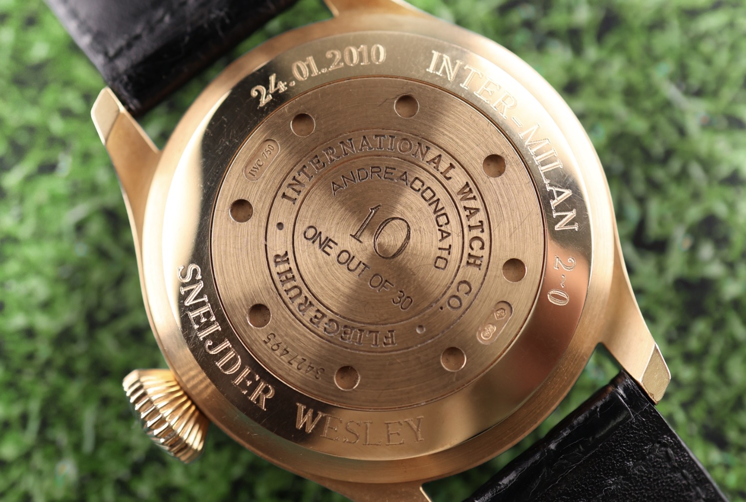 Het horloge van Wesley Sneijder