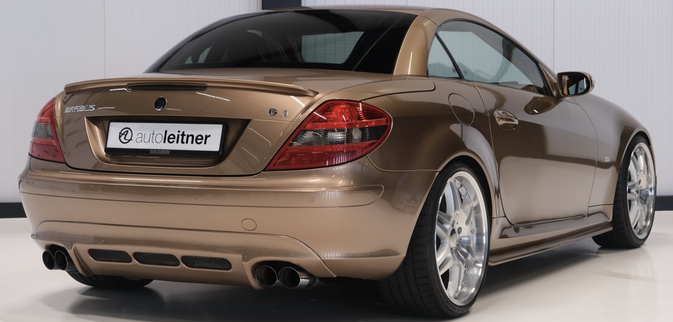 De Mercedes-SLK Brabus in Nederland